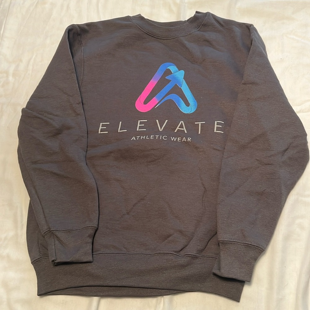 Grey Elevate crewneck sweatshirt
